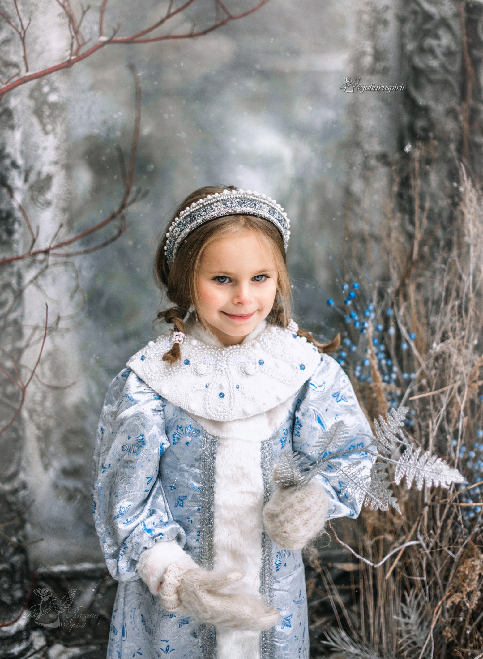 Снегурочка - фотосессия в сказочных костюмах