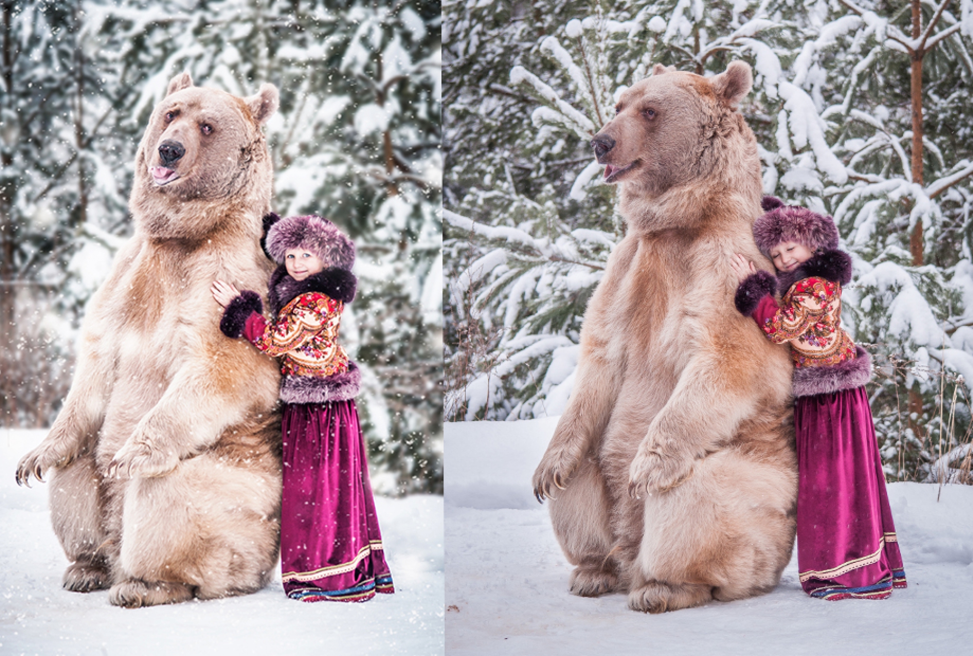 Обнимашки с медведем Степаном